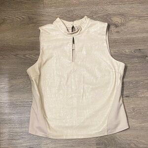 Marc New York by Andrew Marc Elegant Ivory Sleeveless Top